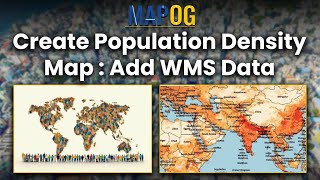 Create a Population Density Map Using WMS Data | GIS Mapping & Analysis #population #density #map