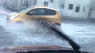 所沢の豪雨（台風9号による）