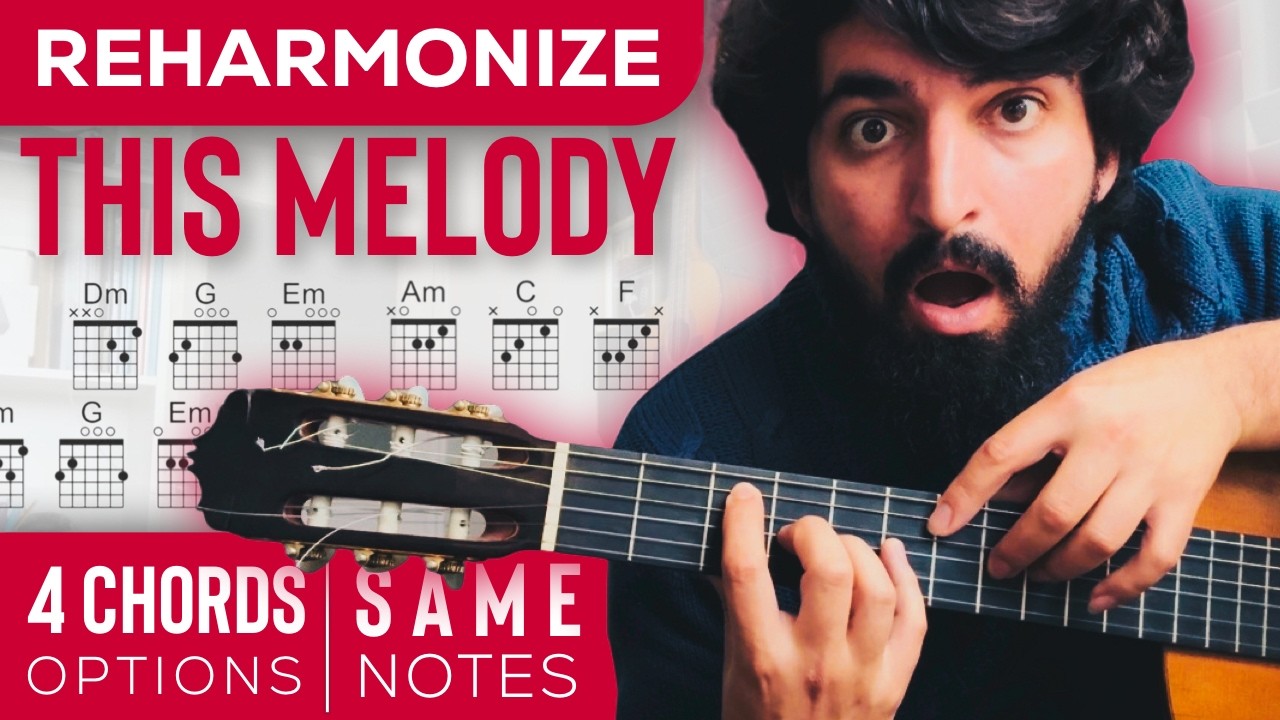 Reharmonize Any Melody With These 4 Chord Tricks Guitar Harmony Hack