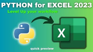 PYTHON IN EXCEL IS HERE 2023! 🤯#datascientist #excel #python
