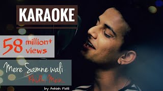Mere Samne Wali Khidki Mein - Remake Karaoke With Lyrics || Ashish Patil || Old Bollywood Remake