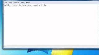 Java for the Absolute Beginner - #15 - Reading from a File