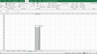 Sampling with Data Analysis Toolpack in MS Excel