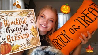 ASMR~ SHOWING YOU MY FALL/HALLOWEEN DECOR 🍂🍁🎃