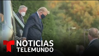 Trump pasa su primera noche internado en el hospital | Noticias Telemundo