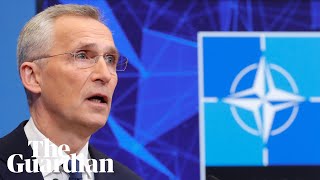 Stoltenberg: Nato to send equipment to Ukraine as fears grow of Russia chemical attack