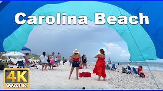 【4K】WALK North CAROLINA BEACH USA 4k video Travel Vlog HDR