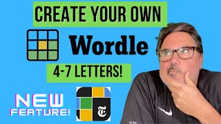 NEW! Make Your Own Wordle! Here's How