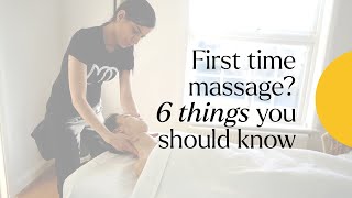 What to expect from a professional massage