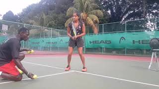 Snehal Mane two weeks stroke correction in our academy #Snehalmane #Tennis #Tennisacademy #best