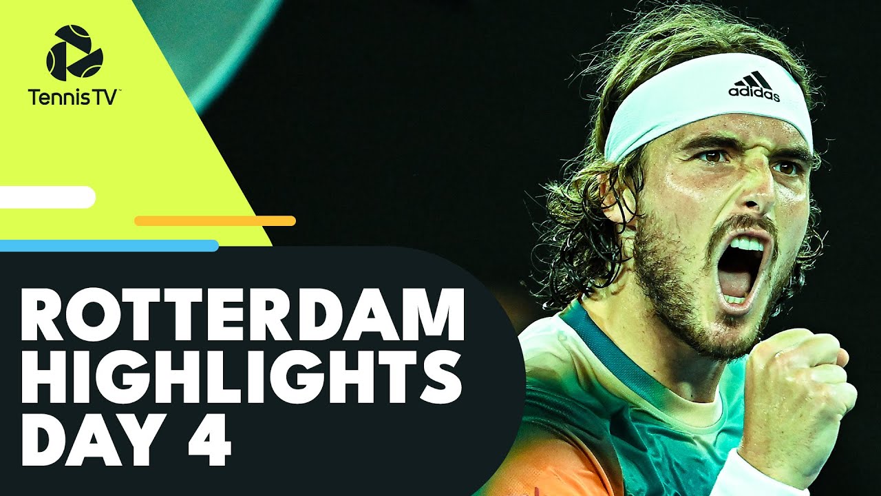 Auger-Aliassime & Murray Clash; Tsitsipas & Rublev Aim For Last 8 | Rotterdam 2022 Highlights Day 4