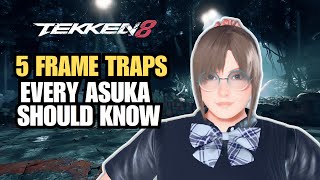 5 Frame Traps EVERY Asuka Should Know - Tekken 8 Guide
