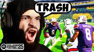 PRINCEJMG HUMBLES ALL HIS VIEWERS IN COLLEGE FOOTBALL 25... PRINCEJMG VS SUBS EPISODE 2