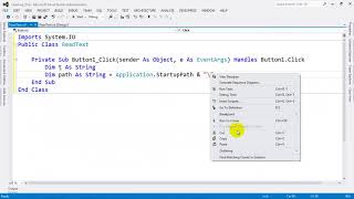 Using TextReader for Read Text from File in VB NET 2012
