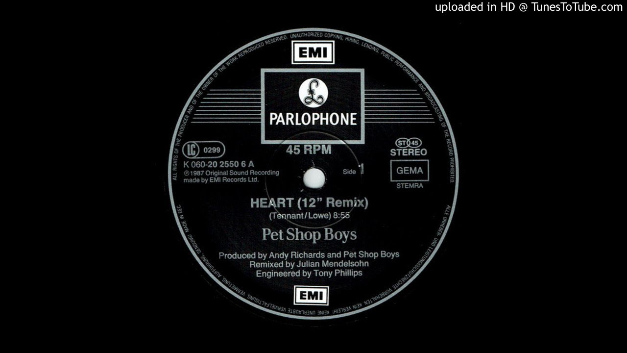 Pet Shop Boys - Heart (Remix) - YouTube