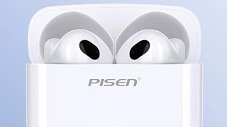 Pisen P1 Bluetooth 5.3 Hi-Fi Stereo Ear buds Mic in-ear Call IPX5 Waterproof Lightweight