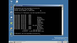 Custom built ReactOS with CLEAR command added in CMD