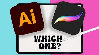 What’s the difference between Procreate or adobe illustrator? (Which iPad art app should you use?)