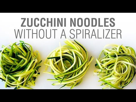 How to Make Zucchini Noodles Without a Spiralizer How to Make Zucchini Noodles Without a Spiralizer