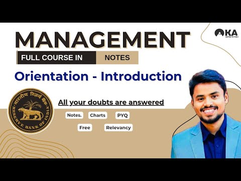 RBI GRADE B - MANAGEMENT FULL COURSE (FREE) By Kumar Aryan- ORIENTATION ...