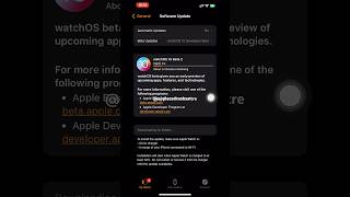 How to install Watch OS 10 beta in apple watch 4 and above #watchos10 #applewatch #beta #watchosbeta