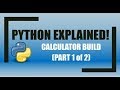 Python: How to Build and Export a Calculator using Tkinter (Part 1)
