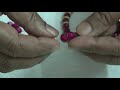 jewellery making at home crystal necklace and earring making in tamil கிரிஸ்டல் மாலை செய்வது எப்படி