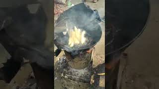 #Chinese Fried Dough (Youtiao) in #Chinatown Kolkata street food video Indian #shorts