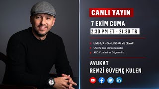 🔴 Avukat Remzi Güvenç Kulen / Canlı Yayın | 7 Ekim CUMA