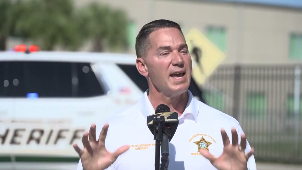 Sheriff Chad Chronister Provides Details About Body Found At Farnell ...