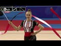 rhythmic gymnastics world cup sofia 2022 ribbon final hd