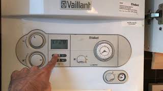 Vaillant F28 Ecotec Simple reset (Pre-2012)