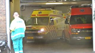 COMPILATIE A1 RITTEN AMBULANCE AMSTERDAM