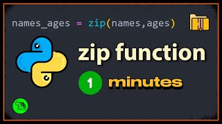 Learn Python ZIP Function in 1 minute