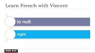 Learn French in 5 minutes I Vocabulary # 065