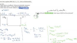 SCH3U1 - 7.1 7.2 Introduction and basic multistep Stoichiometry