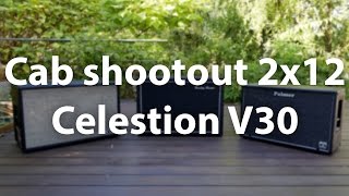 2x12 Cab Shootout : Harley Benton vs. Palmer vs. TT | Celestion V30 Loaded