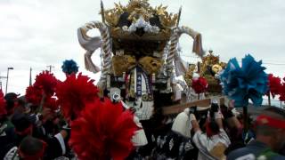 西土井屋台～吉美屋台　大平橋～2014　魚吹八幡神社秋祭り　昼宮　15