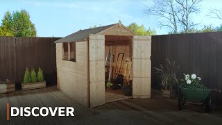 DISCOVER - Overlap Apex Wooden Shed Range