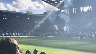 Fulham walkout song or music