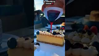 Soft and creamy blueberry cheesecake #shortvideo #shortsfeed #shorts #youtubeshorts #chocolate #yt