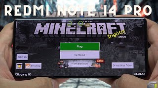 Redmi Note 14 Pro test game Minecraft | Helio G100 Ultra