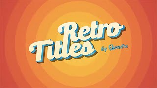 Retro Titles ( After Effects Template ) @aetemplates