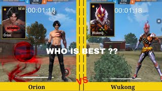 ORION VS WUKONG FULL ABILITY TEST FREE FIRE || GARENA FREE FIRE ||