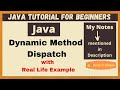 Java Dynamic Method Dispatch | Java tutorials for beginners