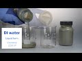 mineral thickeners. behavior in water of different hardness