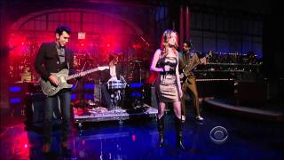 Sahara Smith on Letterman