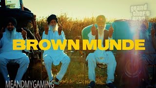Brown Munde (official video) - ap dhillon (GTA) MEANDMYGAMING