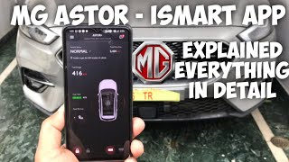 MG Astor iSMART App  - Smartphone and Key Control  (Activation, All Features Explained, Tips)