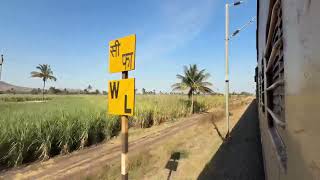 6 Minutes of clear ICF Track sound | 11039 Kolhapur SCSMT - Gondia Maharashtra express